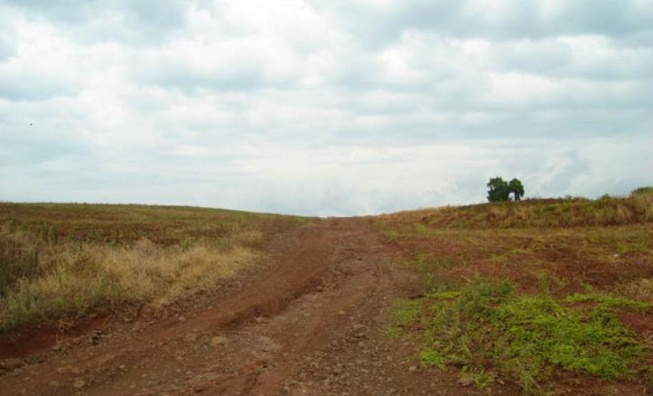 Erosão em estrada rural