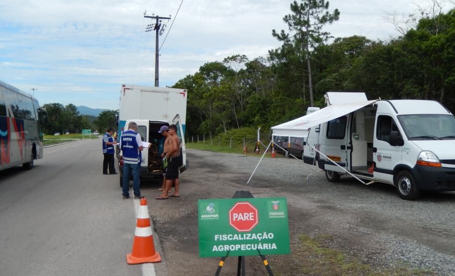 Fiscalização da ADAPAR no Litoral do Paraná