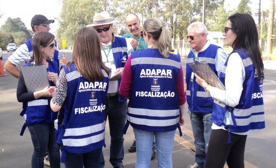 FISCALIZAÇÃO VOLANTE DO TRÂNSITO AGROPECUÁRIO EM UNIÃO DA VITÓRIA