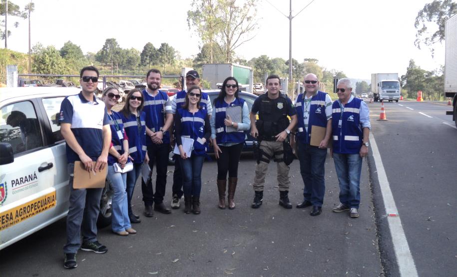FISCALIZAÇÃO VOLANTE DO TRÂNSITO AGROPECUÁRIO EM UNIÃO DA VITÓRIA