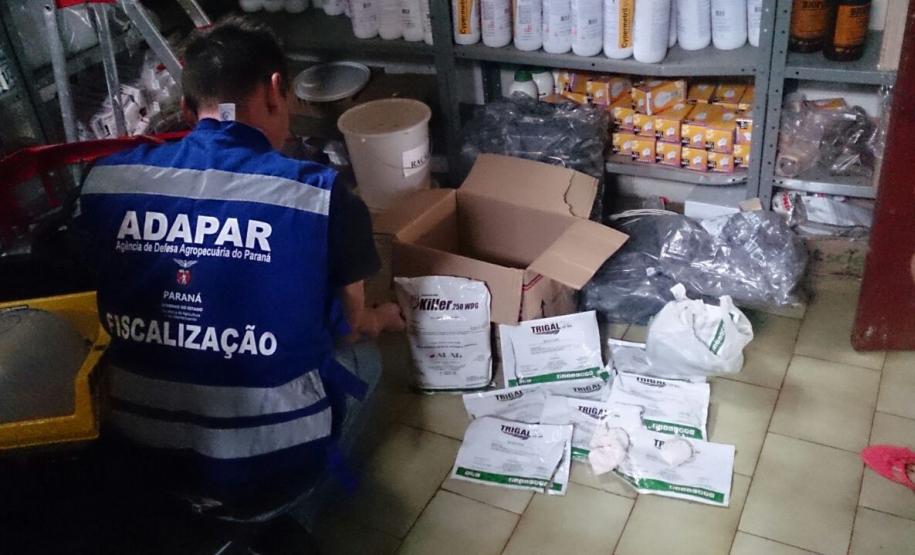 Agrotóxicos Clandestinos são Apreendidos no Sudoeste do Paraná.