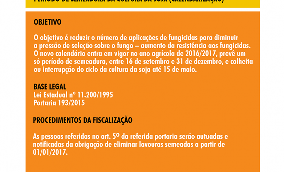 Adapar esclarece os motivos das medidas preventivas para o controle da ferrugem asiática