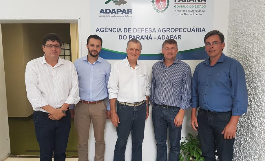 Esq. p/ Dir: Marcos Batista, Giovani Tolotti, Inacio Kroetz, Cesar Mangoni e Ari Muller