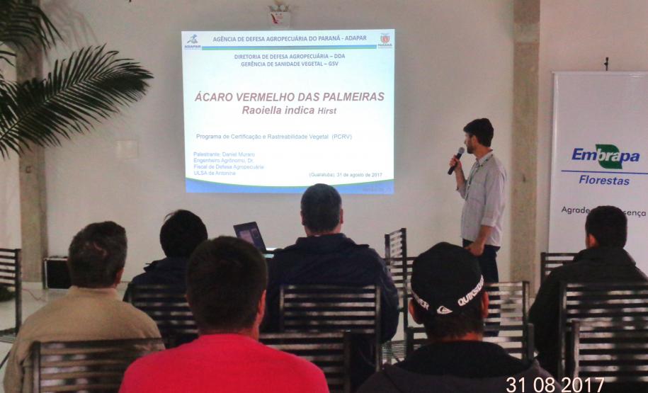 Adapar Realiza Seminário sobre Cultura das Palmeiras no Litoral do Paraná Adapar Realiza Seminário sobre Cultura das Palmeiras no Litoral do Paraná