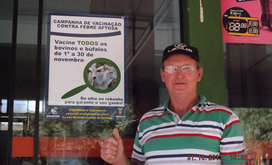 Cruz Machado se une na 2º etapa da Campanha de Vacinação contra Febre Aftosa