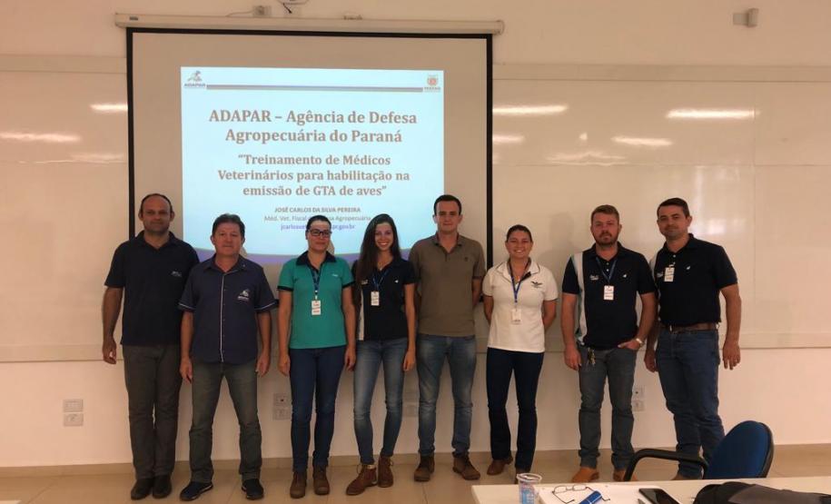 Participantes do treinamento em Palotina