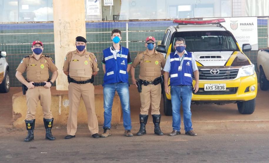 Adapar doa cestas básicas e lanches no posto de Santo Inácio Adapar doa cestas básicas e lanches no posto de Santo Inácio