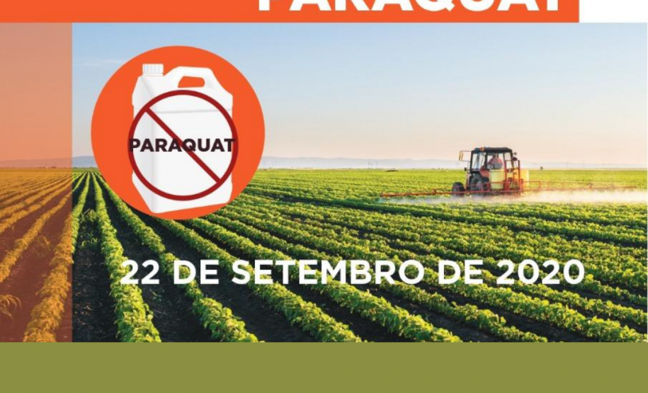 Adapar orienta sobre proibição de agrotóxicos com Paraquat Adapar orienta sobre proibição de agrotóxicos com Paraquat